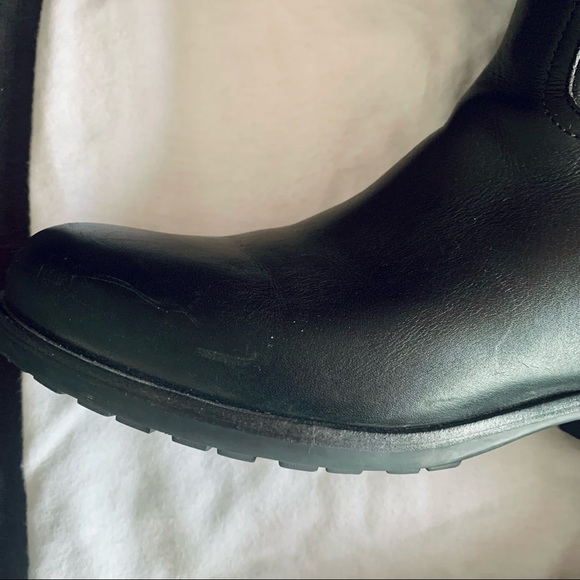 PRADA Vintage Black Leather Biker Boots - Picture 10 of 16